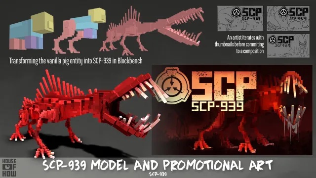 scp 939 Minecraft Mob Skin